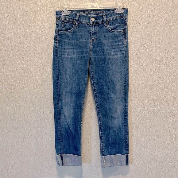 Citizens of Humanity Avedon Stick Skinny‎ Leg Crop Sz 25 - Picture 1 of 6